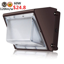 60w 80w 100w 120w  ETL DLC 120 lm/w 90 degree beam angle led wall pack light